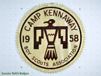 Click to enlarge 1958 Camp Kennaway
